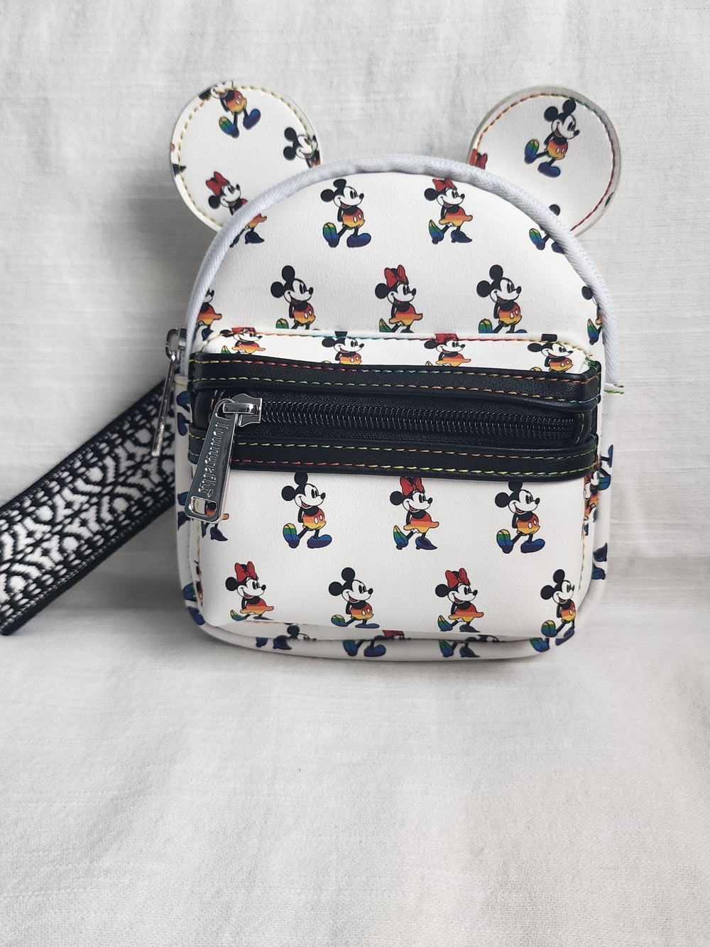 Loungefly Mickey & Minnie Mini Backpack Wristlet